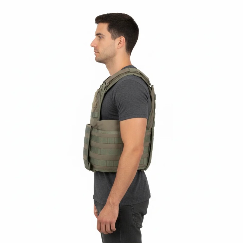 LQ or custom Nylon Tactic Molle Vest Durable Adjustable Training