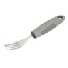 4pcs Adaptive Utensils Knife Fork Spoons Weighted Wide Handles Grey