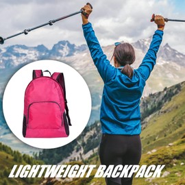 Foldable Backpack - Water Resistant Backpack Daypack | Small Backpacks for Men Women, Shoulder Pack for Travel Camping Hiking Outdoor Sports