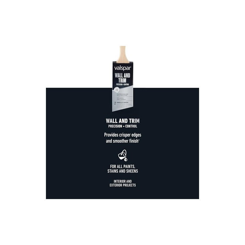 Valspar® Wall and Trim Precision and Control Angle Sash Brush,