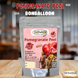 bonballoon Pomegranate Peel Shell Natural Dry Dried Pure & Organic Herbal Herb Herbs Soaked Tea Cooking Seasoning Spice Spices No Additives Preservatives Halal قشر رمان مجفف حلال ( 8.82 oz / 250 gm )