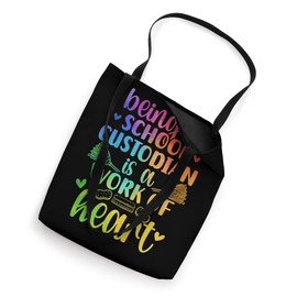 Work Of Heart School Custodian School Janitor Day Tote Bag