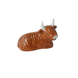 CGB Giftware | Bramble Farm Highland Cow Ring Holder In Gift Box | Jewellery Holder | Ringer Holder | Bramble Farm | GB07504