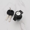 eMagTech 2 Set Zinc Alloy Quarter Turn with Keys Cut