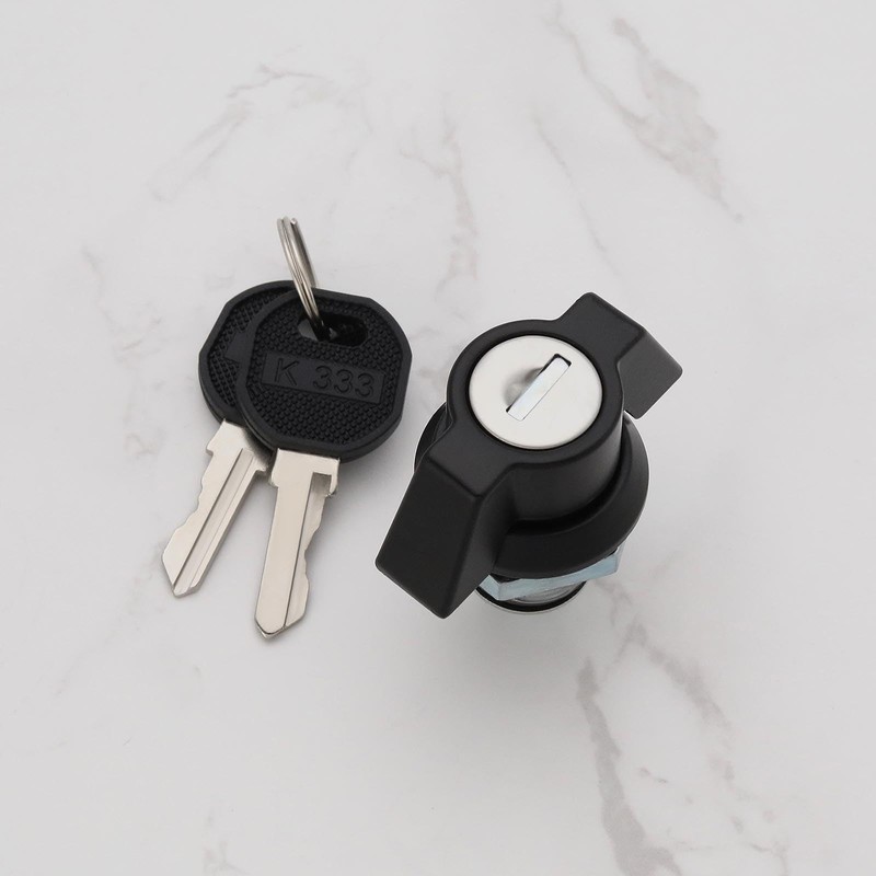 eMagTech 2 Set Zinc Alloy Quarter Turn with Keys Cut