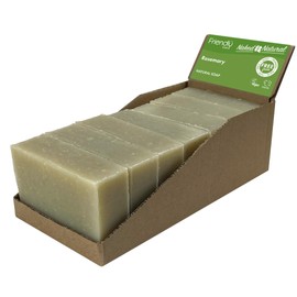 Friendly Soap - Naked & Natural Soothing & Relaxing Rosemary (7 x 95g), Plant-Based, Cruelty-Free, Made By Hand, No Preservatives or Sulphates, Recyclable, Sustainable, Environmentally Friendly