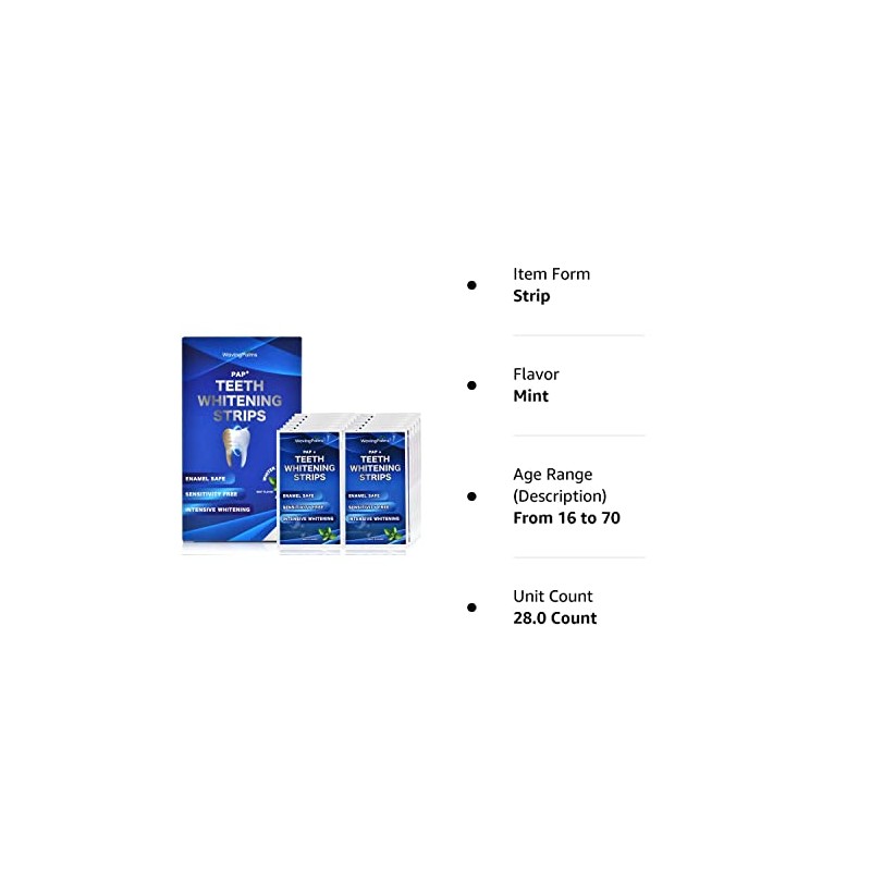 Teeth whitening Strips, Whitening Strips(28 Non-Sensitive ), Teeth Whitening Strips(Free