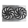 Wangtney Full Aluminum Shroud+2X12'' Slim Fan+Thermostat Relay Kit Compatible with