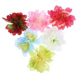 IWOWHERO 6pcs Flower Shaped Hair Clips Adorable Decorative Hair Accessories for Girls Hairpins for Play and Everyday Use