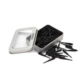 CUESOUL Soft Tip Darts Points 2BA Thread Black,Pack of 100 pcs