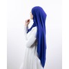 Muslim Women Luxury Crepe Tie Hijab, royal