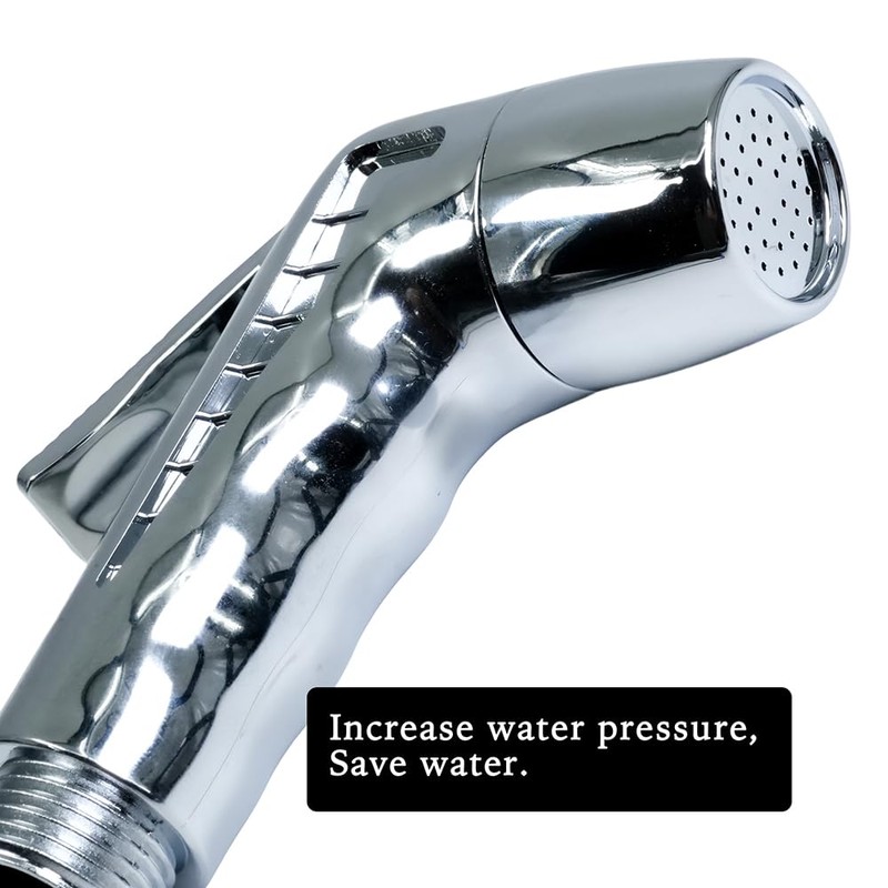 Selyse Chrome Bidet Hand Shower Set with ABS Shower Head