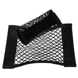 BUGUUYO 2pcs Car Front Seat Organizer Multi-functional Mesh Storage Net for Purse Handbag Easy Access Car Seat Net Holder Vehicles Suvs and Trucks