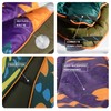 Bedvcaty Camping Blanket, Puffy Waterproof Travel Blanket, Warm Cozy Picnic