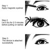 5 Pairs Magnetic Eyeliner Eyelash Kit Easy to Apply Natural
