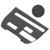 Console Trim Sticker Carbon Fiber CD Player Interior Accessories Fit