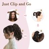 REECHO Ponytail Extension, Claw Clip in Ponytail Hair Extensions 12