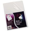 Rexel Nyrex Premium A4 Document Folder, Clear Embossed, 100mic, Cut