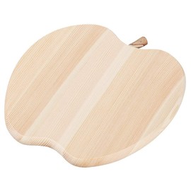 Tosa Ryu HC-2509 Cutting Board, Tabletop, Apple Shape, 8.7 x 8.3 x 0.6 inches (220 x 210 x 15 mm), Made in Japan