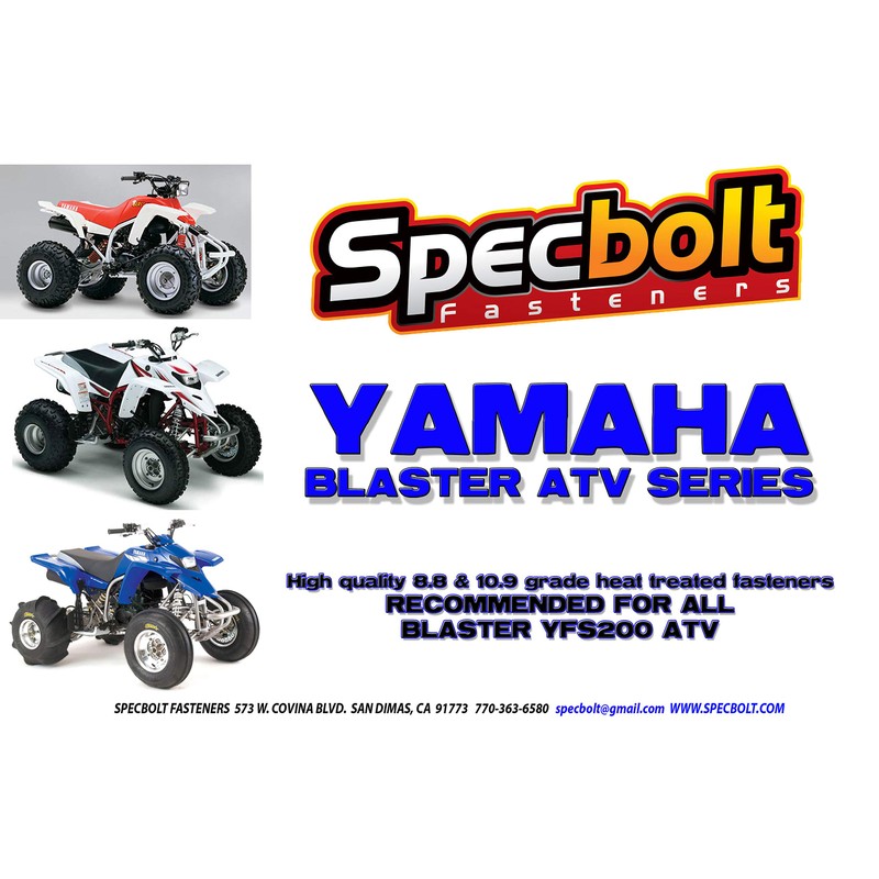 250pc Specbolt Yamaha Blaster Bolt Kit for Maintenance & Restoration