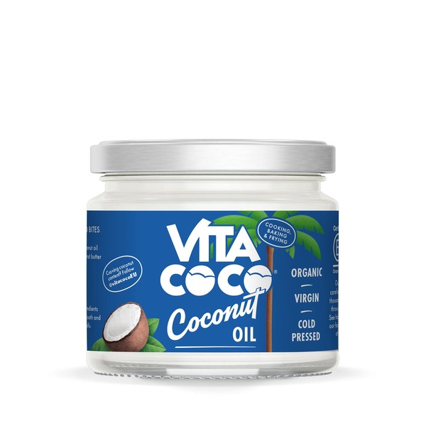 Vita Coco Organic Coconut Oil 250 ml, Extra Virgin, Gluten Free, Use as Cooking Oil, Skin Moisturiser or Hair Shampoo