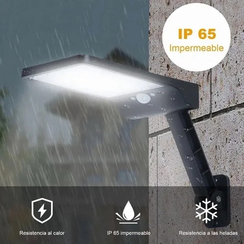 Outdoor Wall Solar Light 48 LEDs Security Motion Sensor Lamp