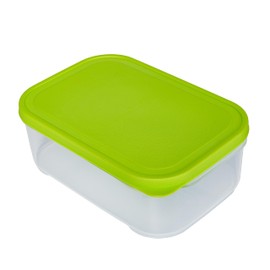 Kigima Rectangular Food Storage Containers 0.5 Litre (510 ml) Set of 12 with Flex Lid Colourful