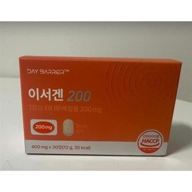 Daybarrier Isogen 200 ER BP Complex 6000mg 400mg 30 tablets each (44256239) / 데이배리어 이서겐 200 ER BP 복합물 6000mg 함유 400mg 30정 1개 (44256239)