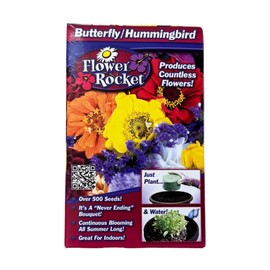Butterfly and Hummingbird Garden Seed Disc, Produces Thousands of Flowers, As Seen on TV