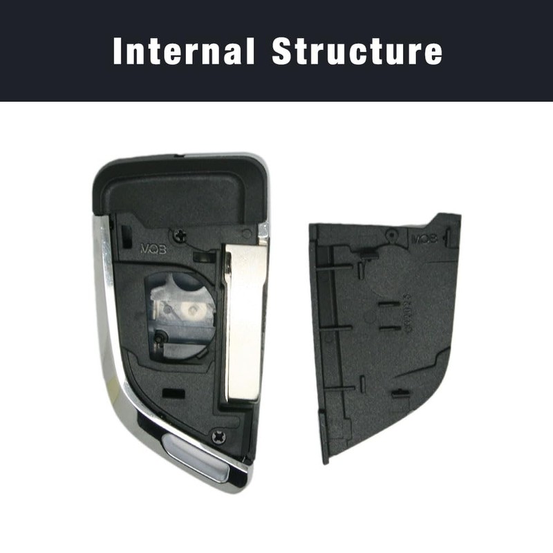 SEGADEN Modified Upgraded Key Shell Compatible with Volkswagen Golf GTI