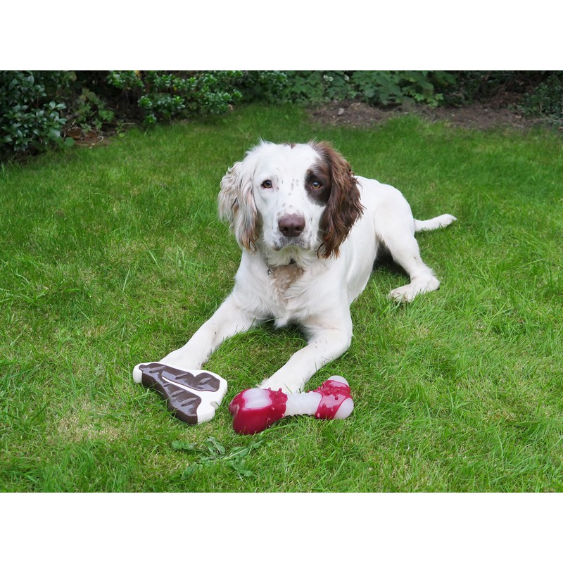 Rosewood Meaty Beef Steak Takeaway Tough Dog Toy, Large