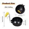 2 Pack Stainless Steel Egg Poacher, Non-Stick Egg Poacher Pan