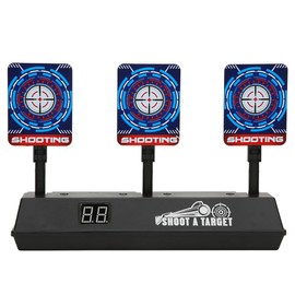 Soft Water Bomb Shooting Toy Sound Light Electronic Scoring Automatic Return Target Practice Toys