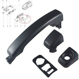 ZEALfix Door Handle for Renault Master MK3 Vauxhall Movano Vivaro Nissan NV400 MK3-MK4 806069981R Sliding Exterior Handle 806075963R