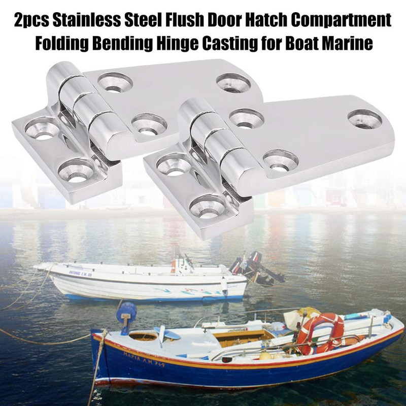 Marine Hinges-Stainless Hinges Marine-Acouto 2pcs Marine Boat Door Hinge,316 Stainless