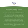 Dove go fresh Refreshing Body Wash Revitalizes and Refreshes Skin