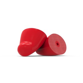 Flare Earshade Replacement Tips - Block Sound – Reusable Memory Foam Replacement Tips for Earshade and Earshade Pro - Red