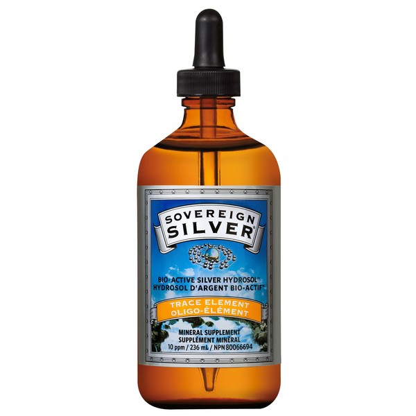 Sovereign Silver Bio-Active Silver Hydrosol 10 ppm Dropper Bottle 236