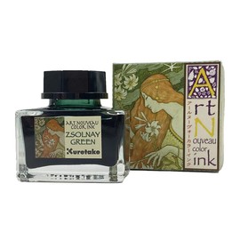 Kuretake ECF160-540 Ink Cafe Art Nouveau Jolnai Green