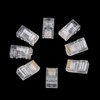 20X RJ45 Pass Through CAT6 Connector Modular Plug CAT5e CAT5