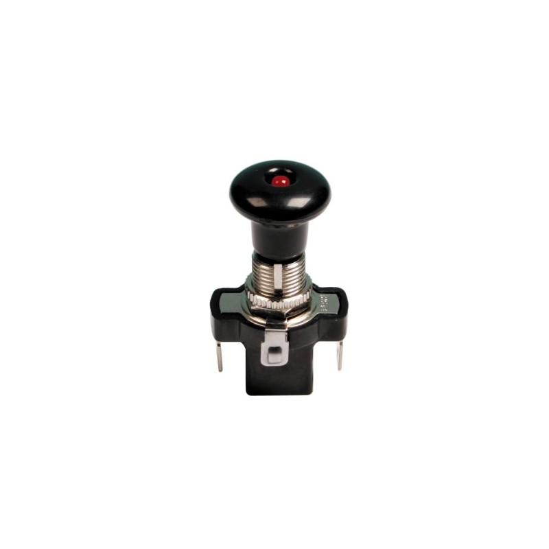 Pilot LA_45570 Push-Pull Switch with Red LED 12 V 10