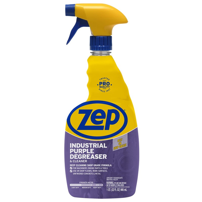 Zep Industrial Purple Cleaner and Degreaser Concentrate - 32 Ounce