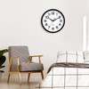 Roymnie Atomic Wall Clock 12 Inch, Modern Clock Battery Operated
