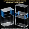 Happyseason Booster Box Acrylic Case, Magnetic Stacking Design, Rounded Edges,