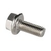 1/4-20 x 1-1/4" Flanged Hex Head Bolts Flange Hexagon Screws,