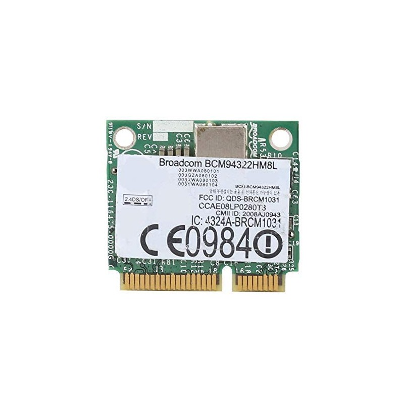 DW1510 BCM94322HM8L Tarjeta de Red inalámbrica Mini PCI-E de 300