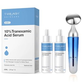 Suero de ácido tranexámico al 10%, suero para el tratamiento de manchas oscuras e hiperpigmentación: fórmula avanzada con ácido tranexámico al