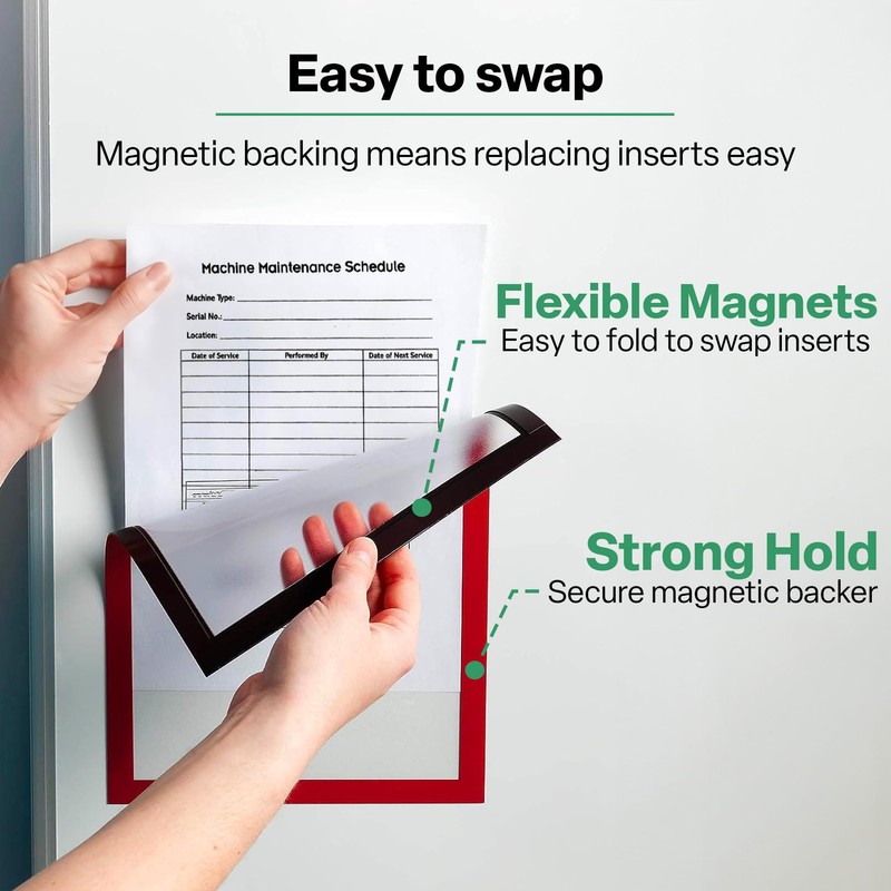 Shadow Foam Magnetic Document Holder | Pack of 5 |
