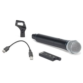 Samson XPD2HQ6 Wireless Microphone USB Handheld Microphone 2.4 GHz + Keepdrum Wind Protection WSBW