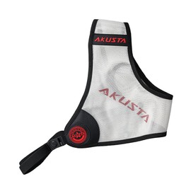 DeeRace Archery Chest Guard, Adjustable Lightweight Breathable Chest Protector for RH Archer (White, L)